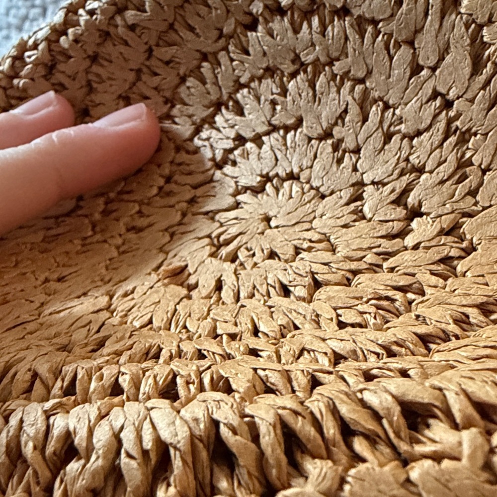 Echo Design Embroidered Paper Straw Panama Hat - Picture 9 of 12